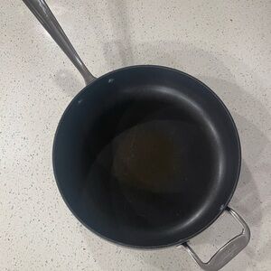 Sleek Black Non-Stick Frying Pan